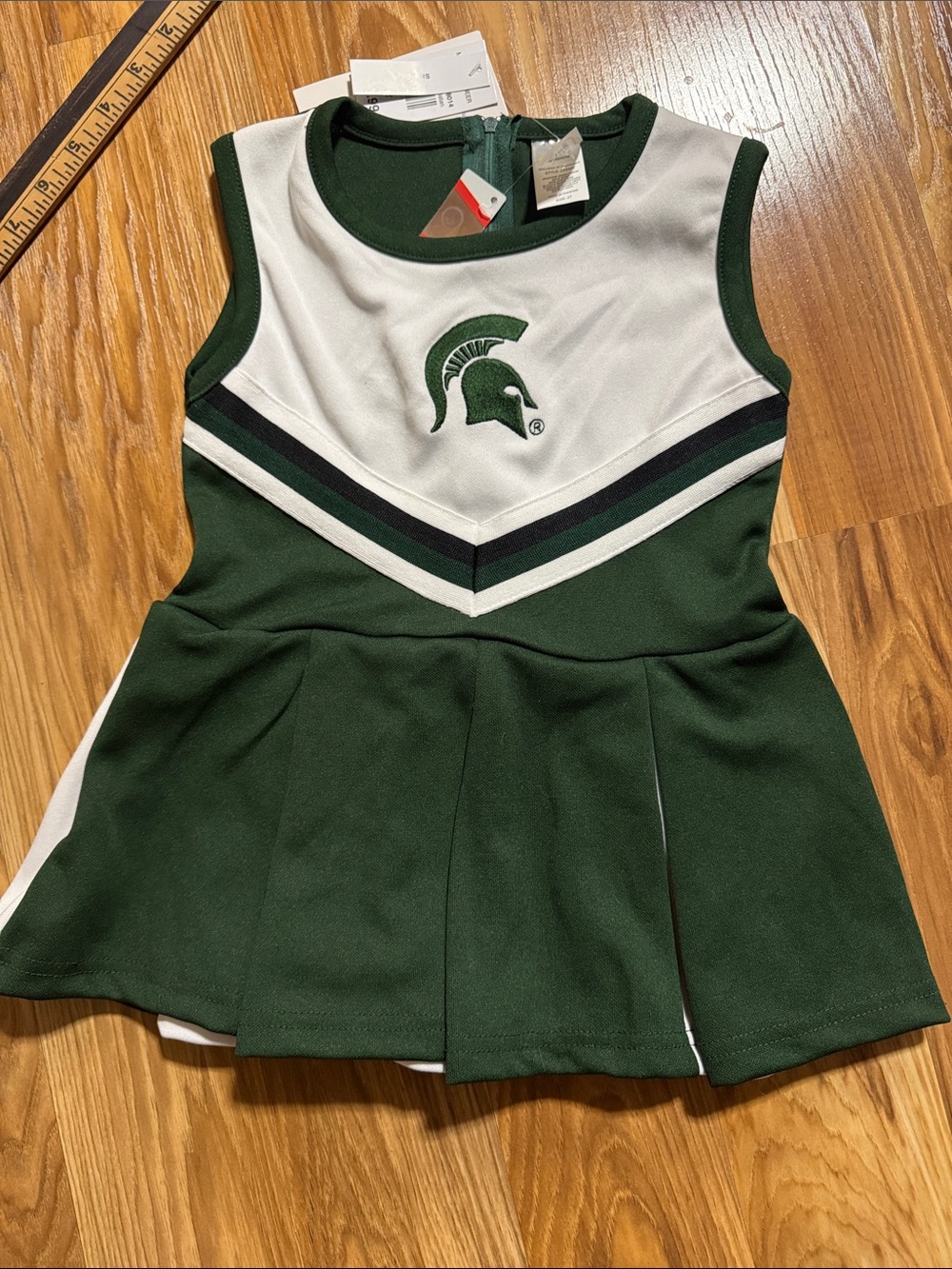 Michigan State University MSU Spartans Toddler Cheer Dress Size 2T New w/tags